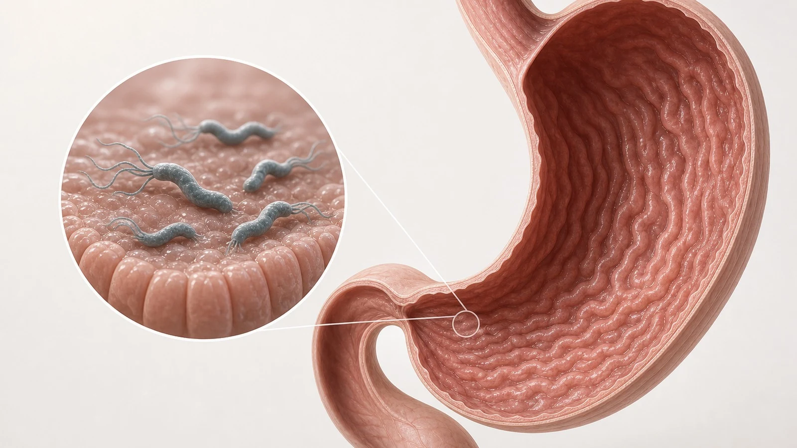 H. pylori: sintomas, diagnóstico, tratamento e confirmação da erradicação